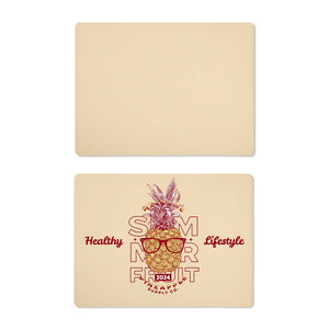 PU Material DTF Placemat Blanks - 30*40cm - White/Khaki/Grey/Dark Grey