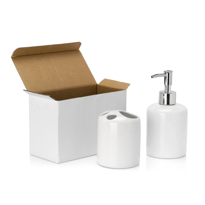 Premium Ceramic Sublimation Shower Set Blanks