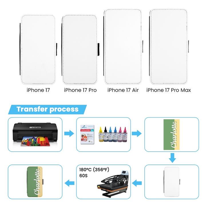 Sublimation Leather Phone Case for iPhone 17