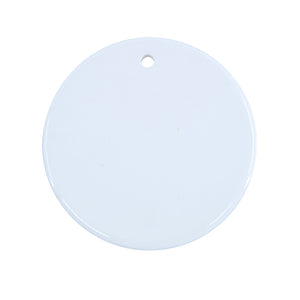Round Sublimation Ceramic Ornaments-2"/3"