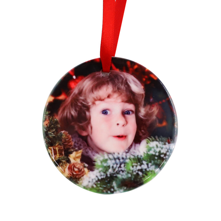 Round Sublimation Ceramic Ornaments Blanks -2"/3"
