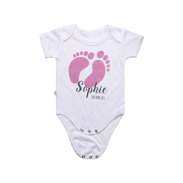 White Baby Grow Sublimation Blank