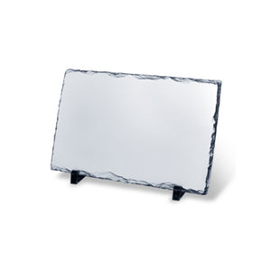 Sublimation Photo Slate Rock Plaque In Middle Rectangle Design 15x20cm-Glossy/Matt Finish