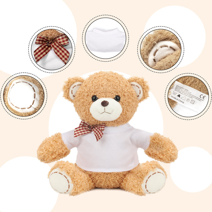 Teddy Bear Sublimation Blank with T-Shirt