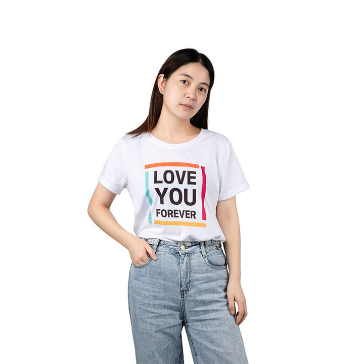 Woman's T-shirt for Sublimation-WhiteGrey