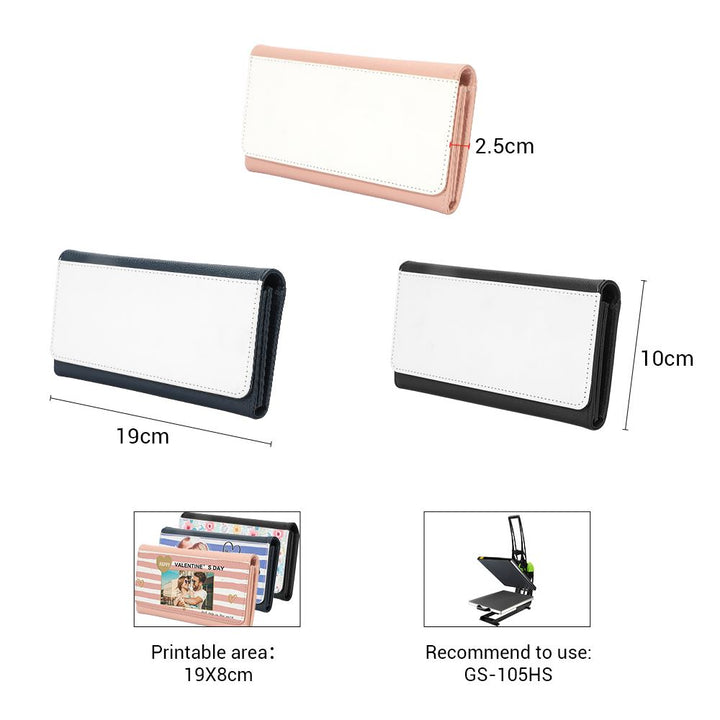 Women's PU Purse for Sublimation with Gift Box